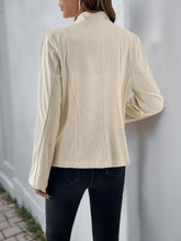 Perfee Button Up Mock Neck Jacket OutfitFlow